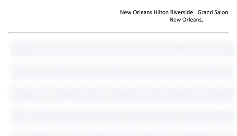 Preview of Floor plan 1 at New Orleans Hilton Riverside - Grand Salon