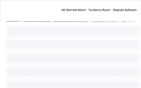 Preview of Floor plan 1 at JW Marriott Miami - Turnberry Resort - Majestic Ballroom